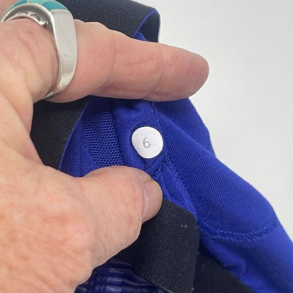 Lululemon Women's Blue Striped Sleeveless Tank Top Size 6 - Picture 5 of 7